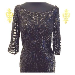 Sequined Social Occasions by Mon Cheri Dress